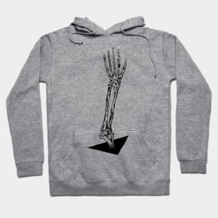 Skeleton Arm Looking For Your Neck Bones Horror Halloween Hoodie